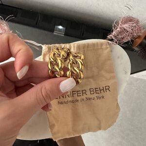 Jennifer Behr Tara Hoop Earrings